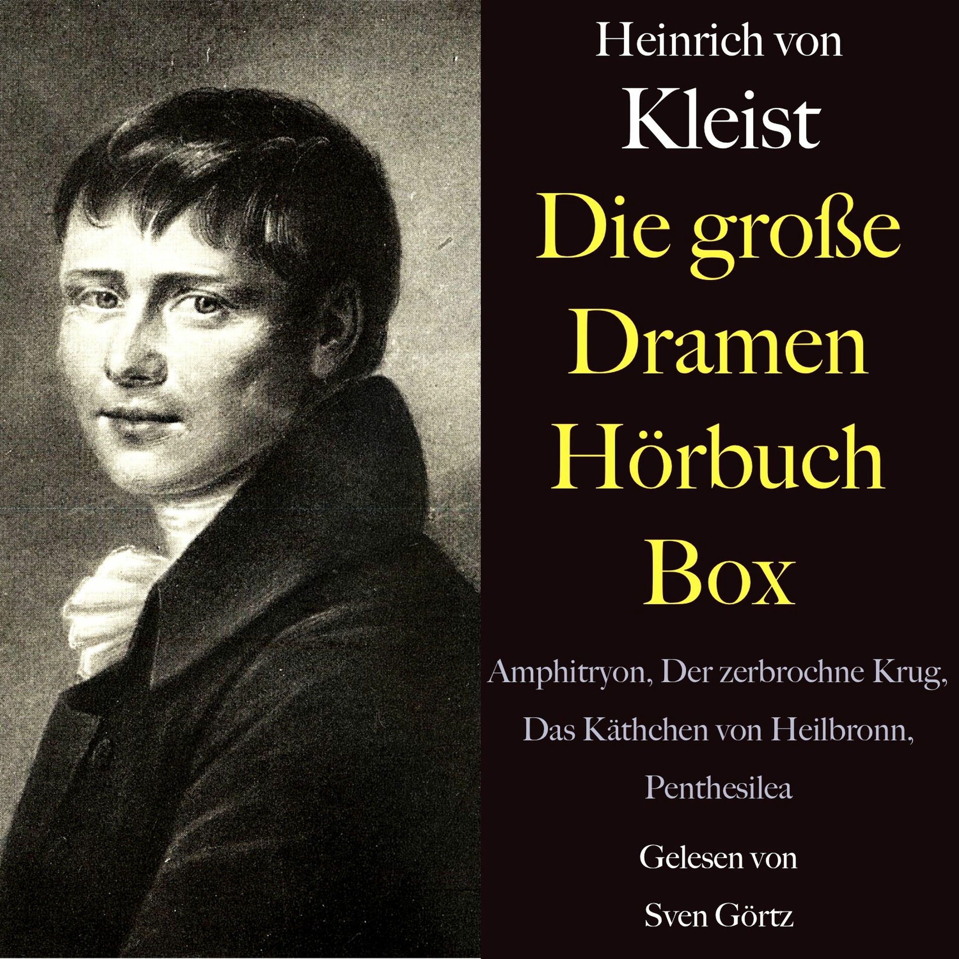 Album cover of Heinrich von Kleist: Die große Dramen Hörbuch Box (Amphitryon, Der zerbrochne Krug, Das Käthchen von Heilbronn, Penthesilea)