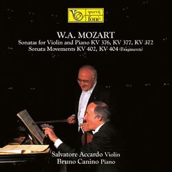 Cover of Mozart: Sonatas for Violin and Piano KV 376 ,377, 372, 402, 404