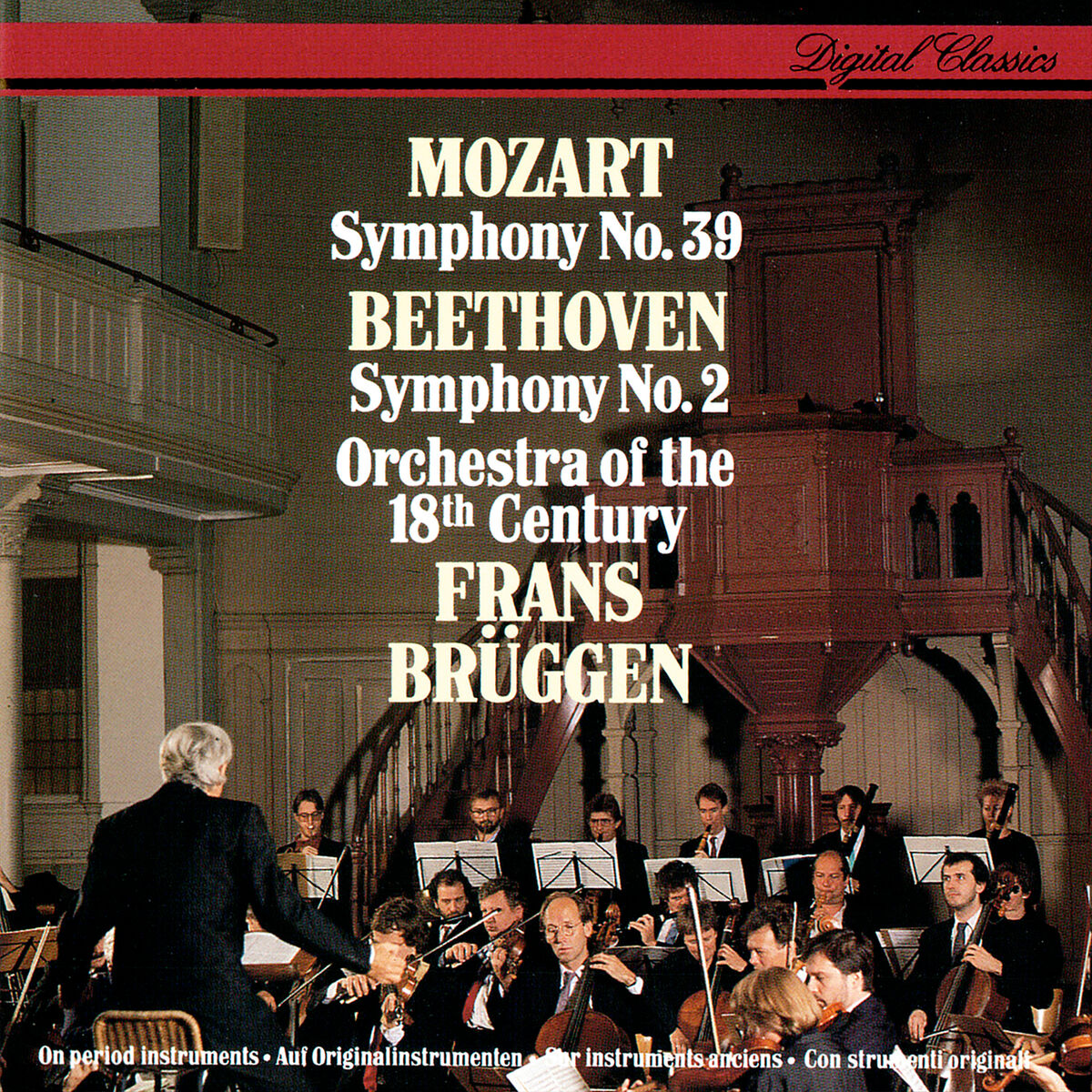 Album cover of Mozart: Symphony No. 39 - Beethoven: Symphony No. 2