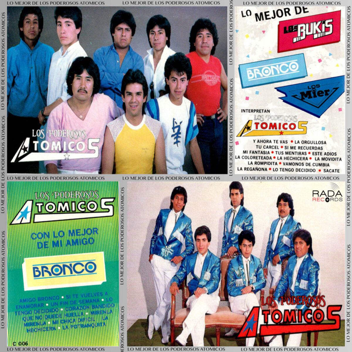 Album cover of Lo Mejor de los Bukis, Bronco, los Temerarios, los Mier y los Yonic's