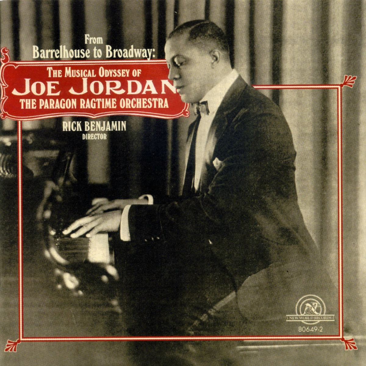 Album cover of From Barrelhouse To Broadway: The Musical Odyssey Of Joe Jordan