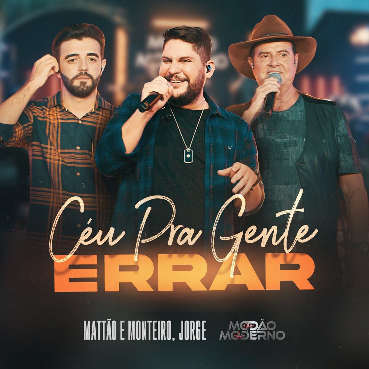 Album cover of Céu Pra Gente Errar (Ao Vivo, Modão Moderno)