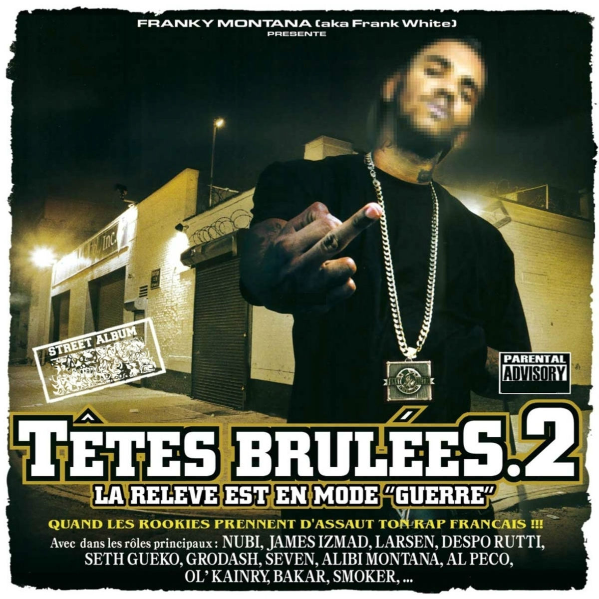 Album cover of Têtes brulées, vol. 2 (By franky montana)