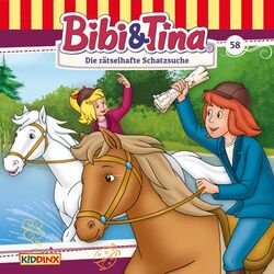 Cover of Folge 58: Die rätselhafte Schatzsuche