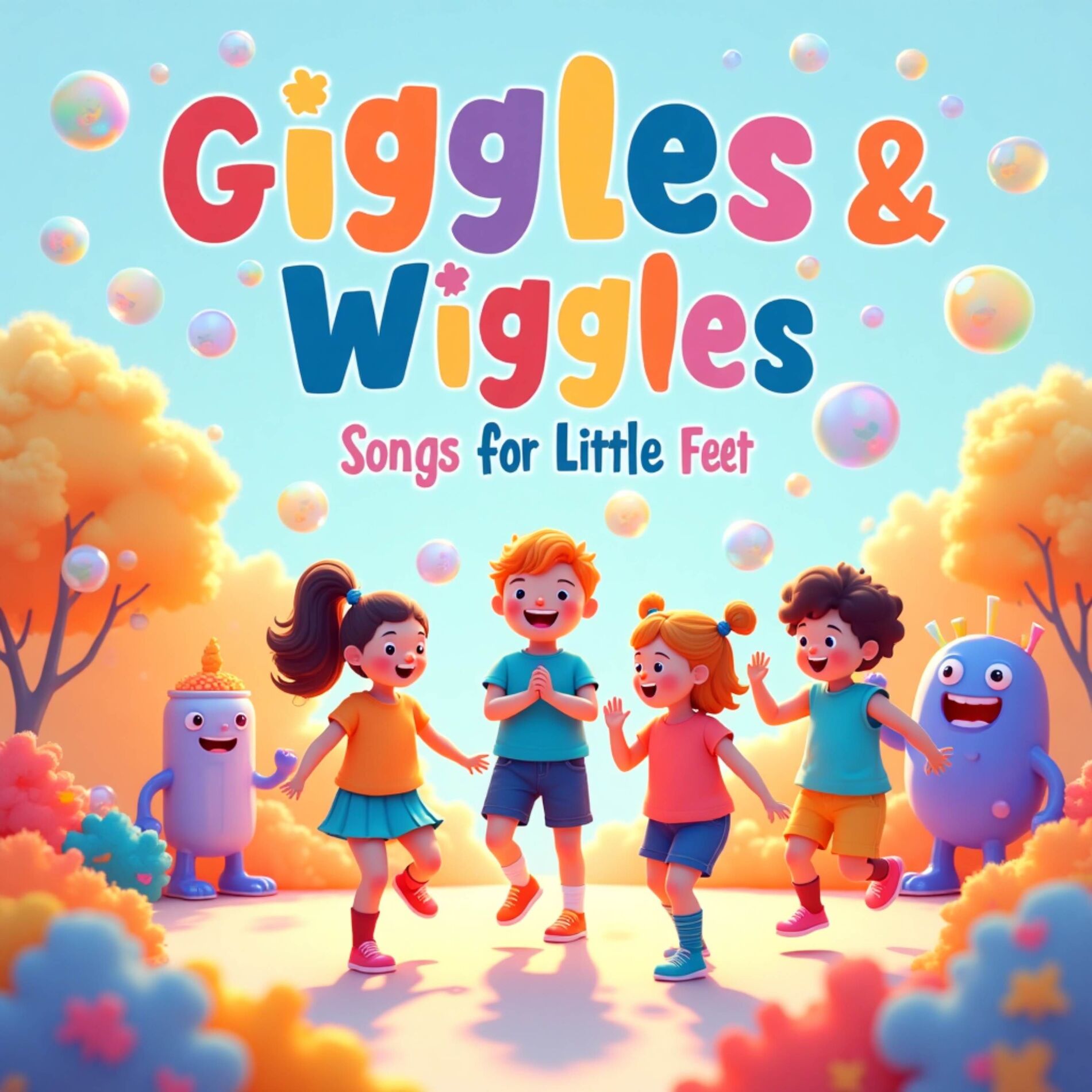 Album cover of Giggles & Wiggles: Songs for Little Feet