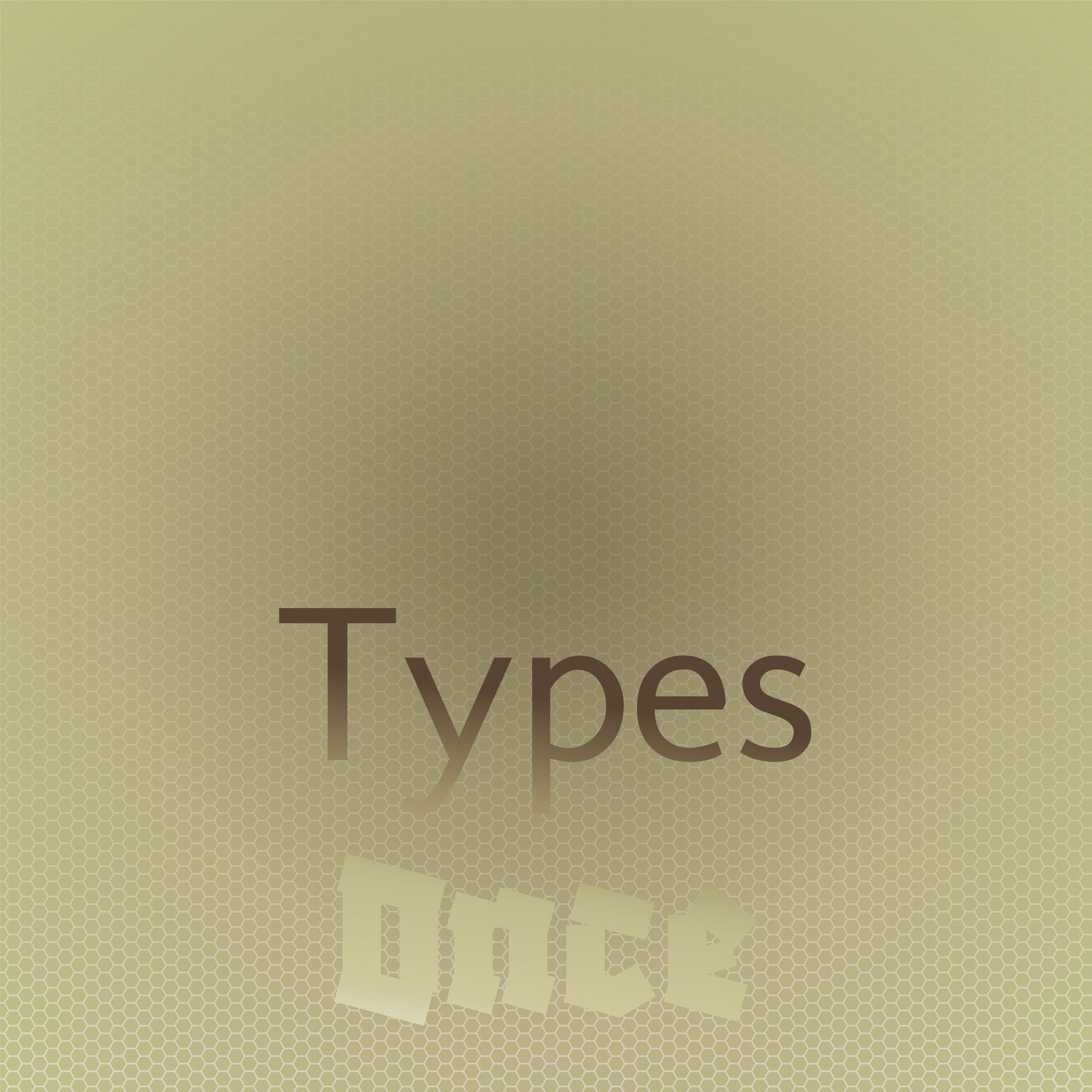Album cover of Types Once