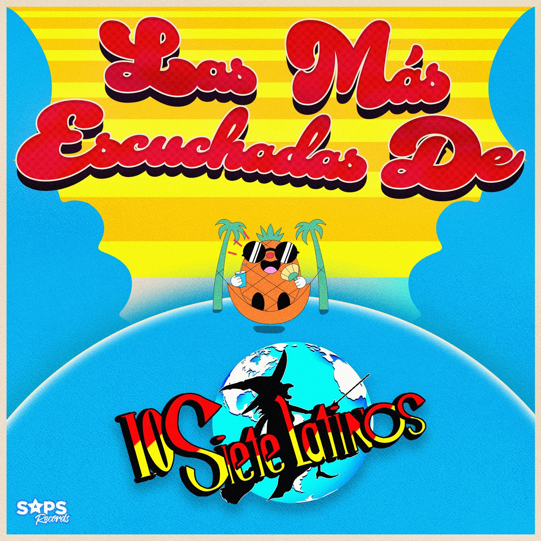 Album cover of Las Más Escuchadas de los Siete Latinos