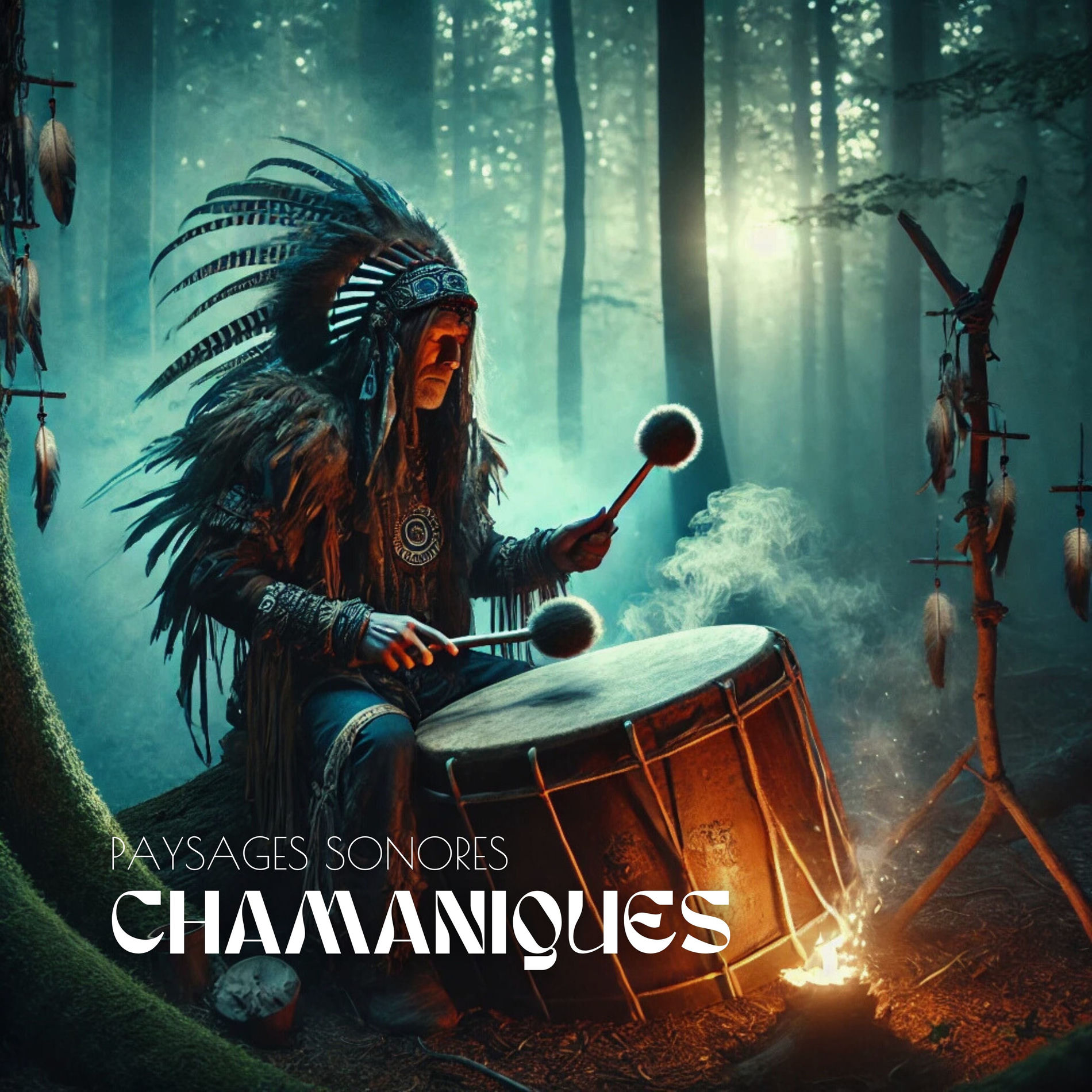 Album cover of Paysages sonores chamaniques: Tambouriner pour raviver votre énergie et esprit