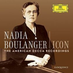 Cover of Nadia Boulanger - Icon