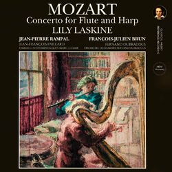 Cover of Mozart: Concerto for Flute and Harp by Lily Laskine (2023 Remastered)