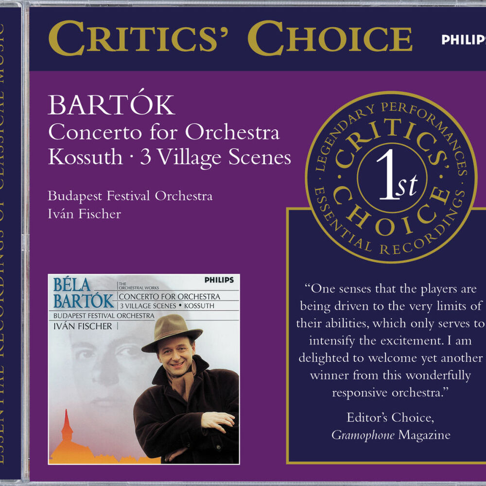 Picture of Bartók: Concerto for Orchestra/3 Village Scenes/Kossuth