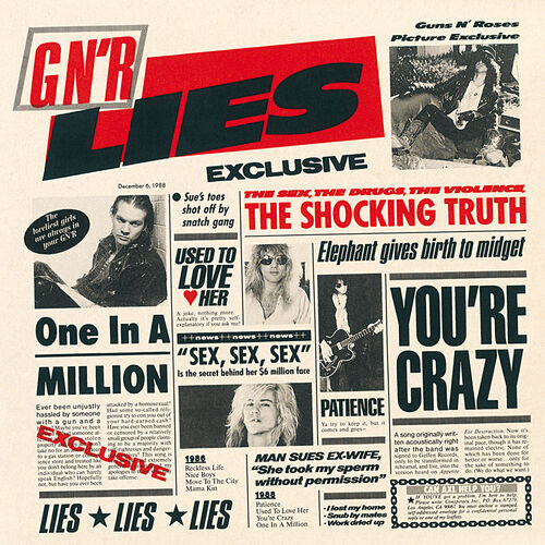 Guns N' Roses / GN'R LIES【US盤】 Guns N' Roses - G N' R Lies | Deezer