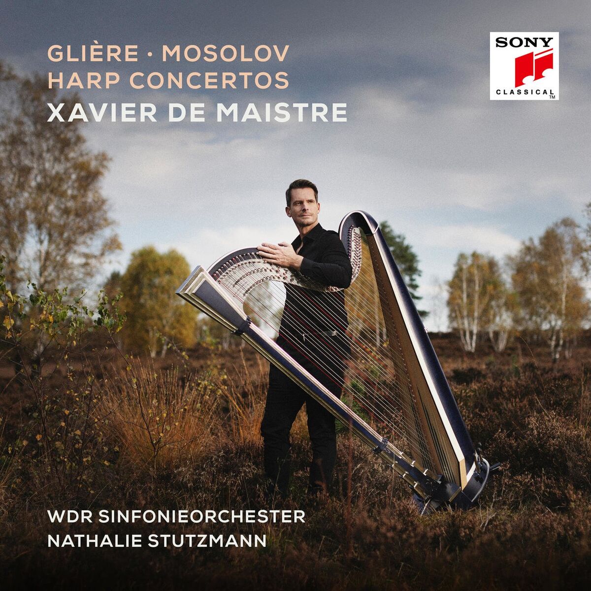 Album cover of Glière, Mosolov: Harp Concertos