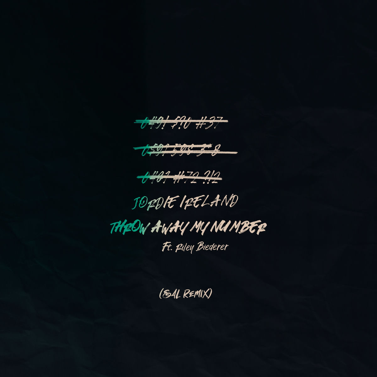 Album cover of Throw Away My Number (&AL Remix)