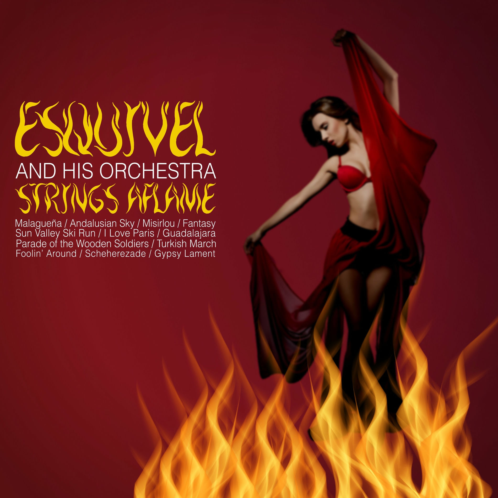 Album cover of Strings Aflame