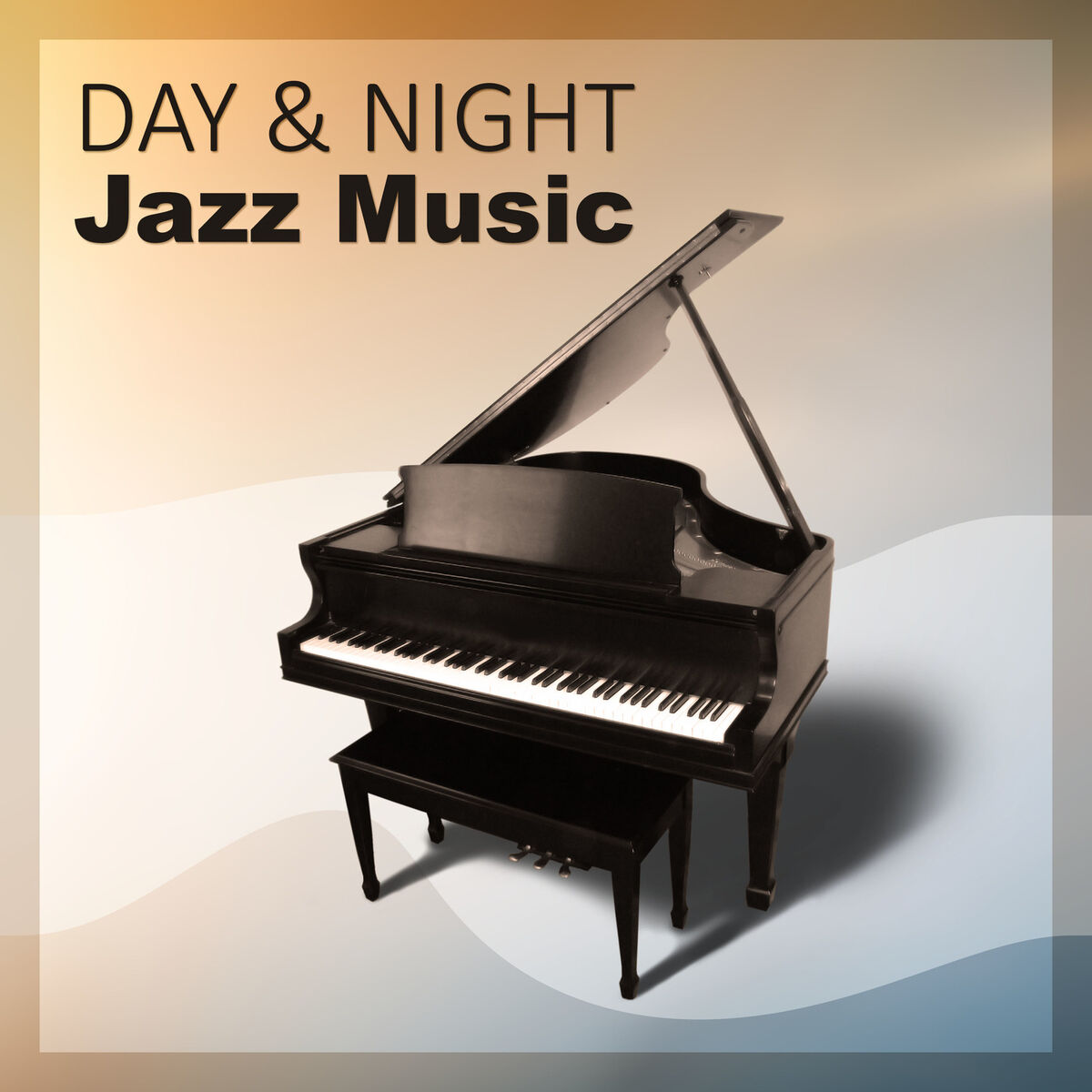 Album cover of Day & Night Jazz Music – Relax All Day, Calm Night, Soothing Piano Sounds, Background Music to Relax
