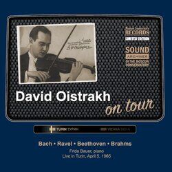 Cover of David Oistrakh on Tour (Live in Turin, April 5, 1965)