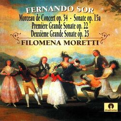 Cover of Sor: Morceau de concert, Sonate, Op. 15a, Guitar Sonata Op. 22 "Grande Sonate" & Guitar Sonata, Op. 25 "Grande Sonate No. 2"