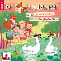 Cover of 017/Fall 33: Der bebrillte Schwan / Fall 34: Der giftgrüne Matsch (018)