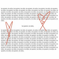 Cover of te quiero, te odio