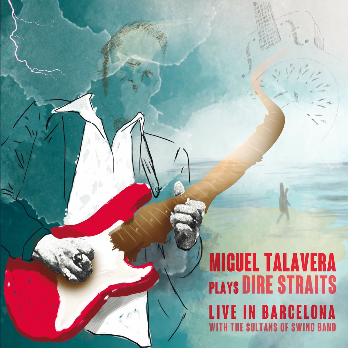 Album cover of Miguel Talavera Plays Dire Straits With The Sultans Of Swing Band (Live at Luz De Gas, Barcelona, 14/2/2020)