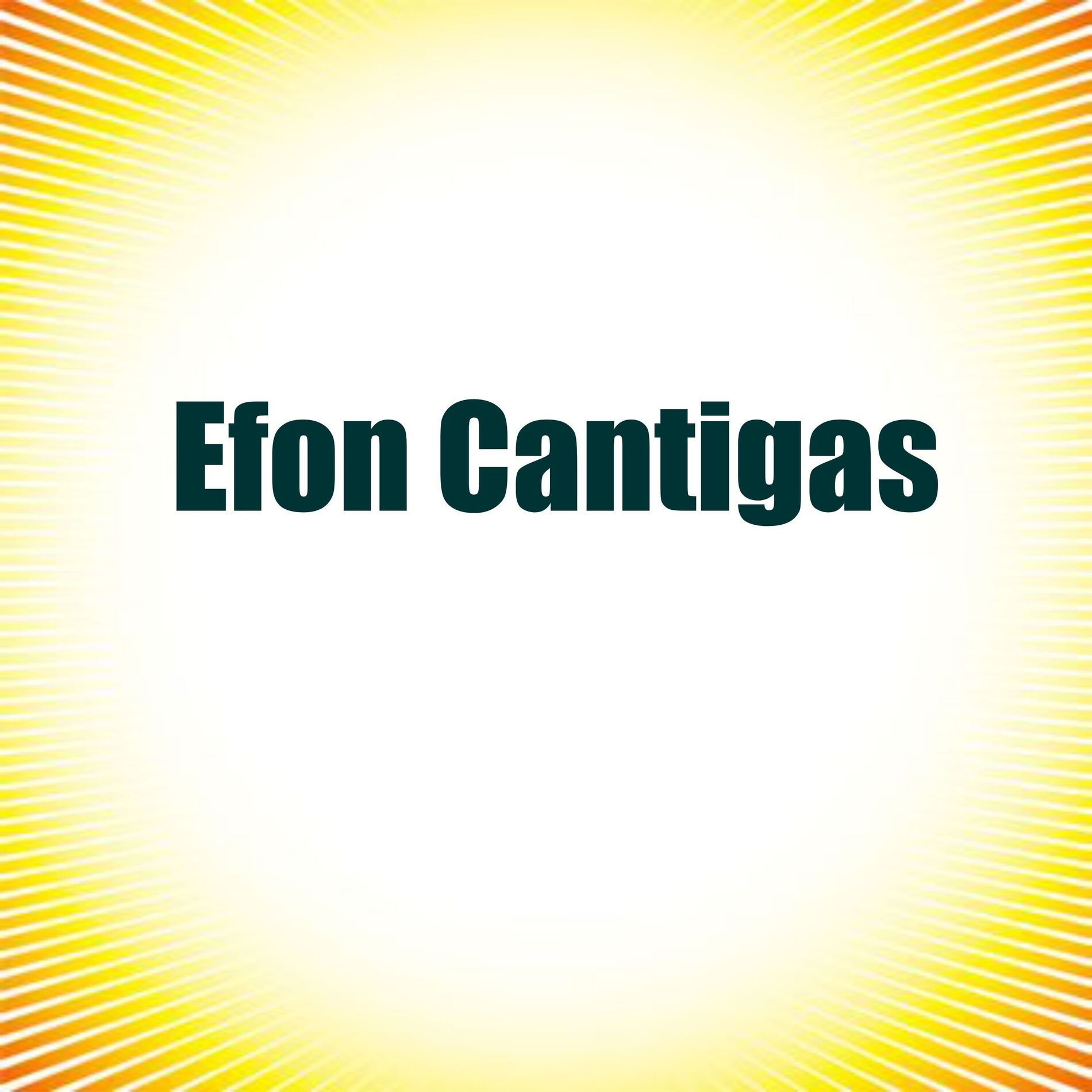 Album cover of Efon Cantigas
