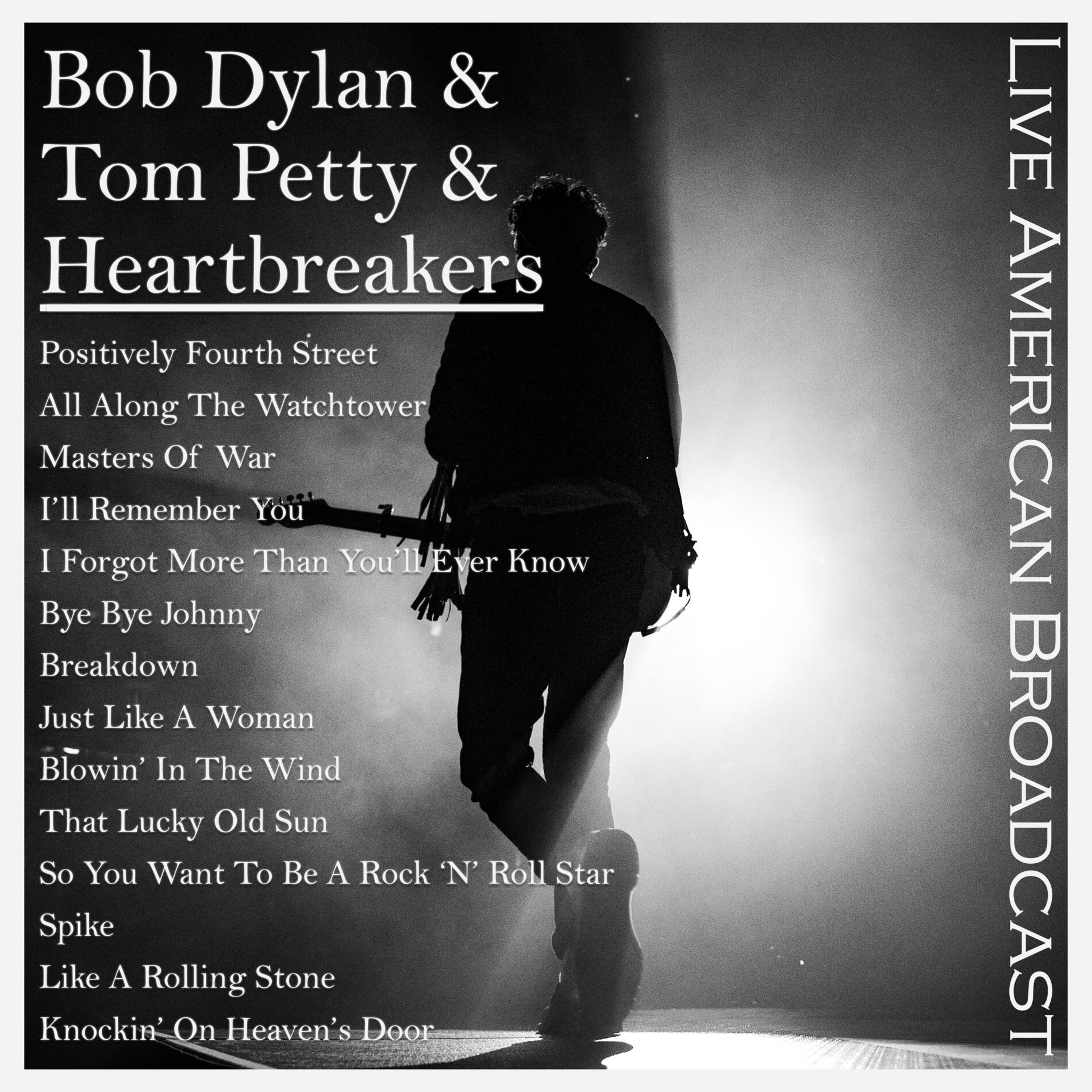 Album cover of Bob Dylan & Tom Petty & The Heartbreakers - Live American Broadcast (Live)