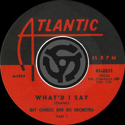 Cover of What'd I Say (Pt.1 & 2) (Digital 45)