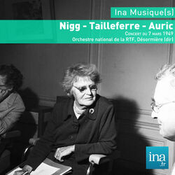 Cover of Nigg - Tailleferre - Auric