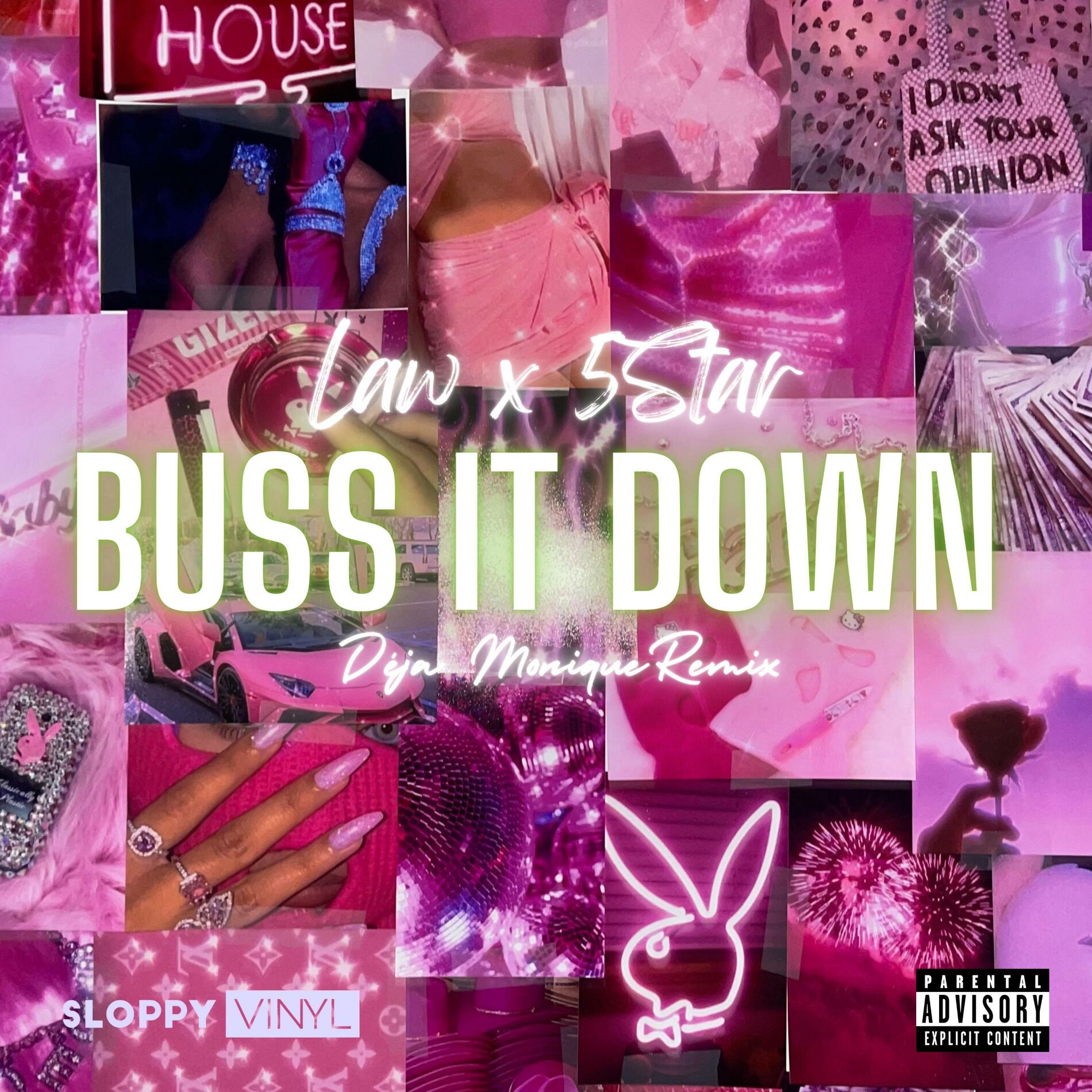 Album cover of BUSS IT DOWN - DÉJA REMIX (feat. Law & 5Star) [Sped Up]