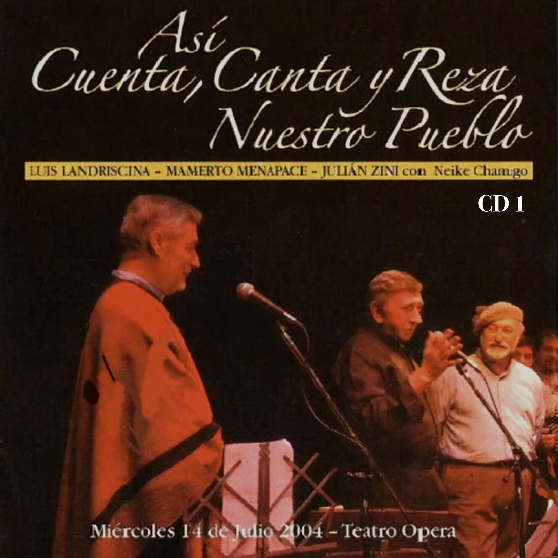 Album cover of Así cuenta, canta y reza nuestro pueblo - CD1