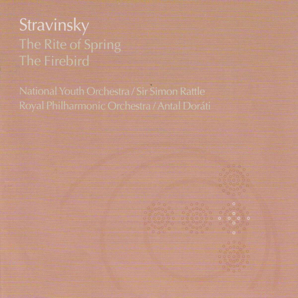 Album cover of Stravinsky:The Rite of Spring/The Firebird