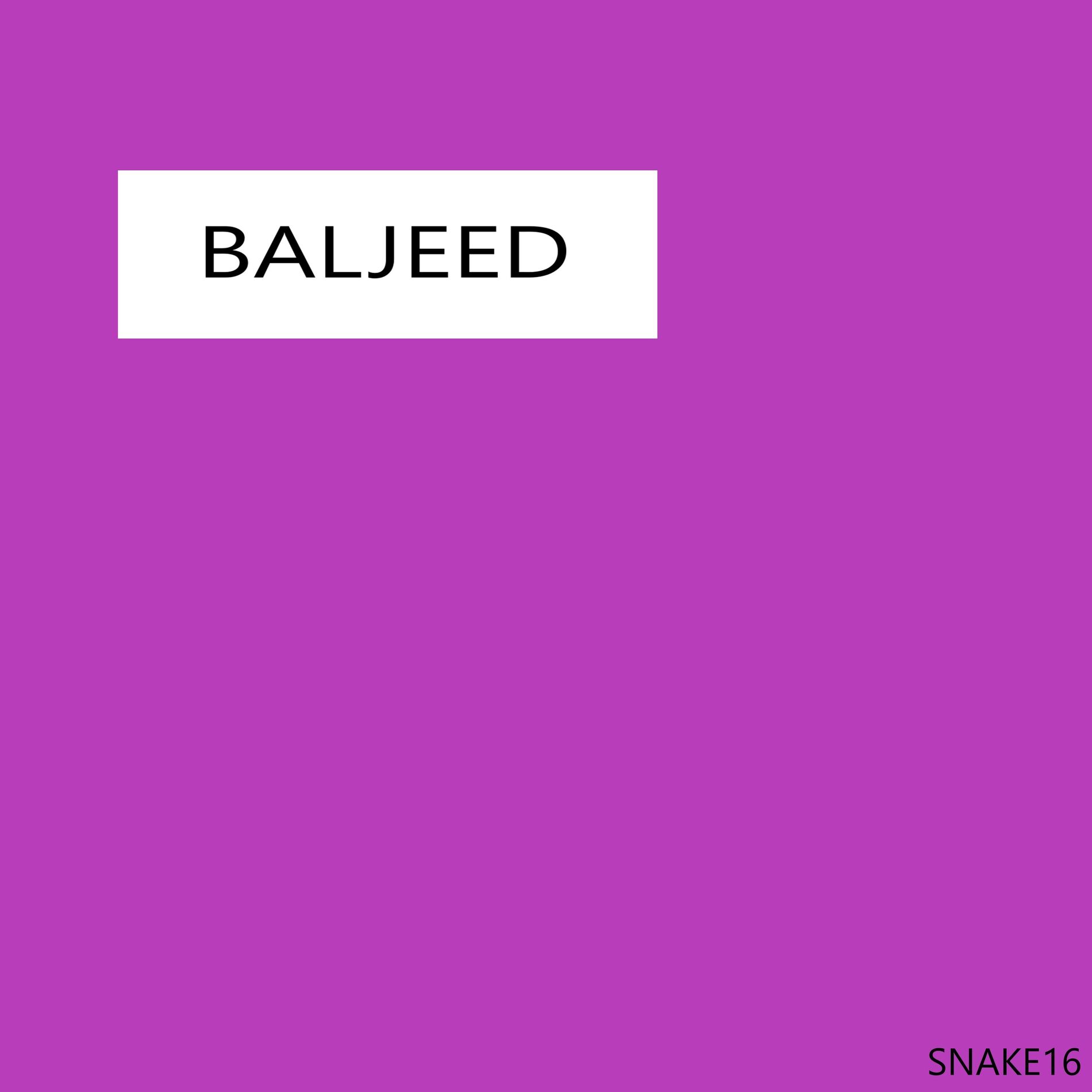 Album cover of BALJEED