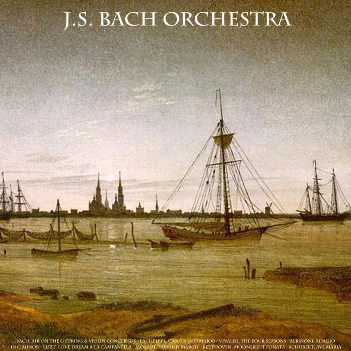 Album cover of Bach: Air On the G String & Violin Concertos - Pachelbel: Canon in D Major - Vivaldi: The Four Seasons - Albinoni: Adagio in G Min