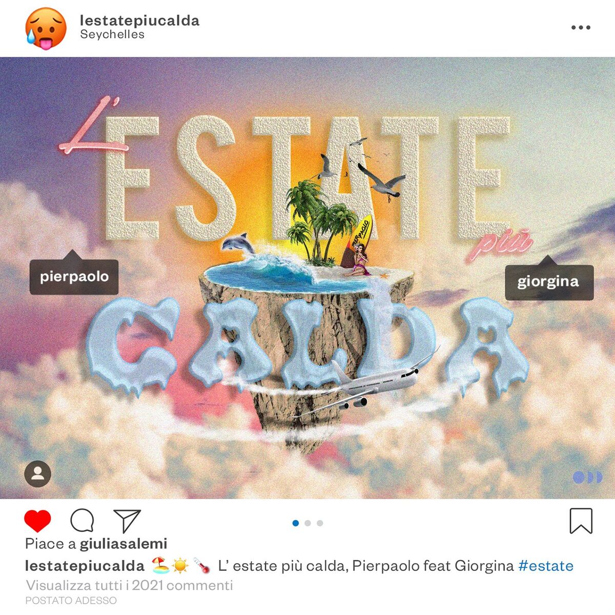 Album cover of L'estate più calda (feat. Giorgina)