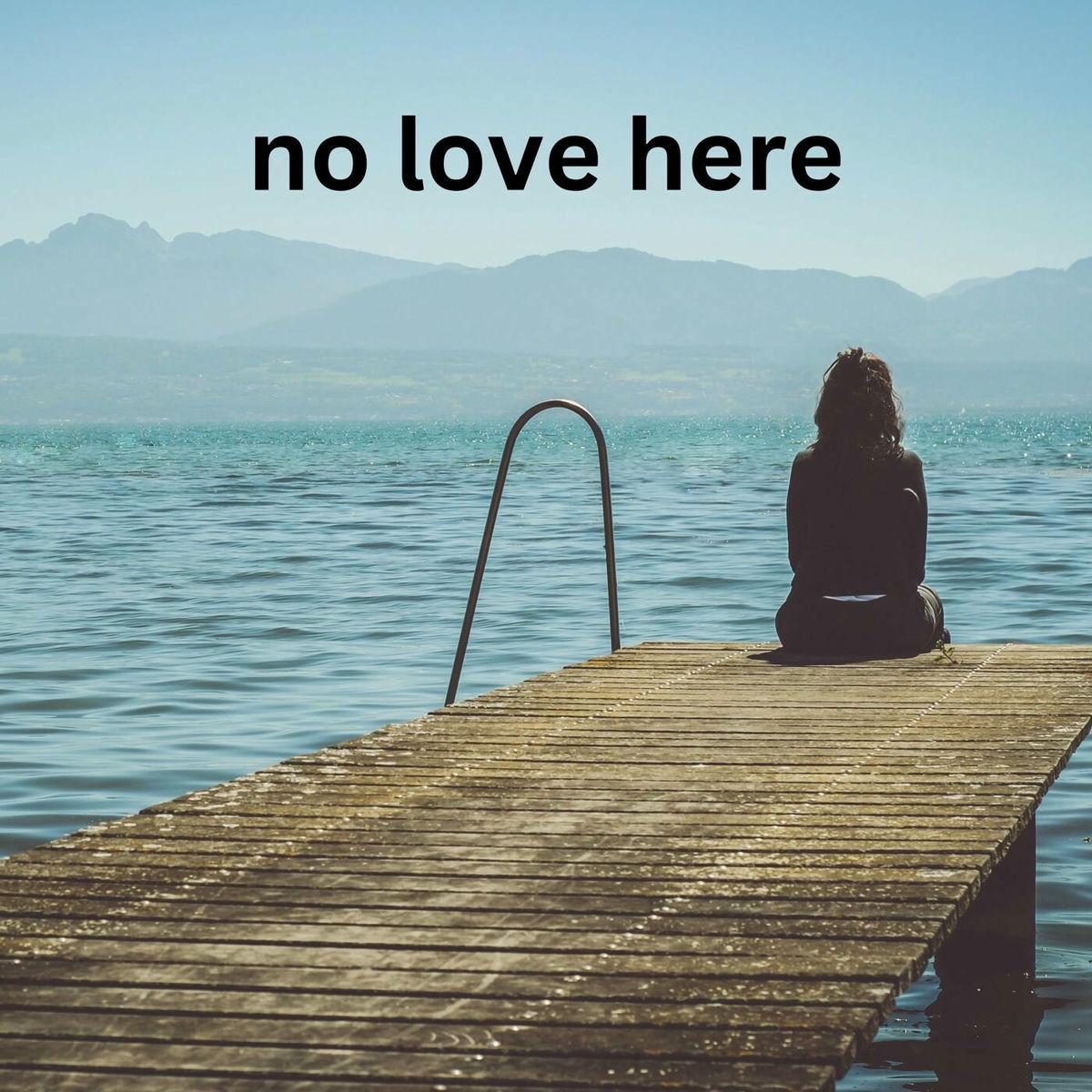 Album cover of no love here