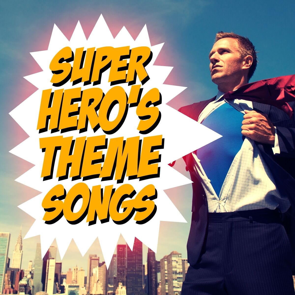 Album cover of Super Hero's Theme Songs