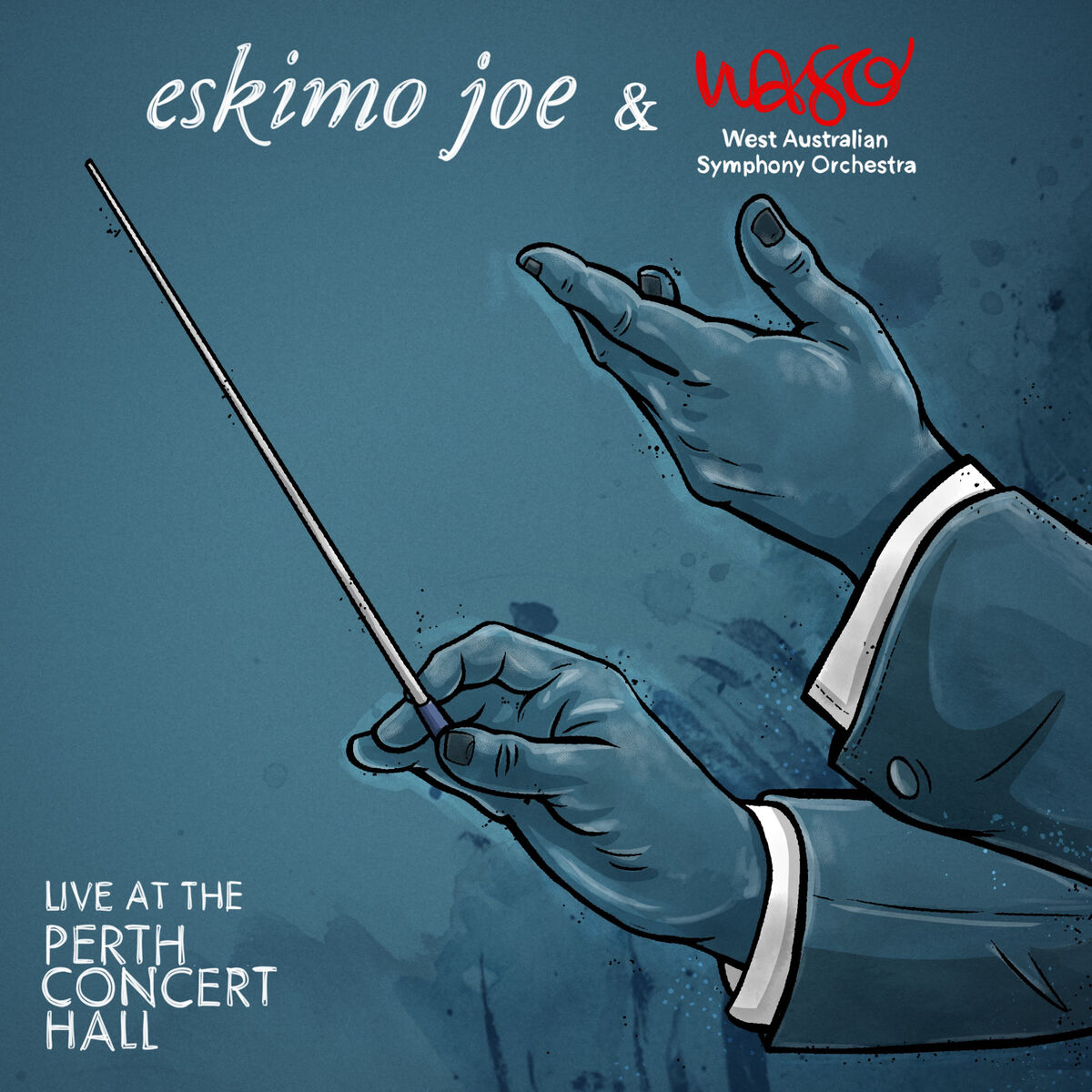 Album cover of Eskimo Joe and the West Australian Symphony Orchestra live at the Perth Concert Hall