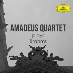 Cover of Amadeus Quartet plays Brahms