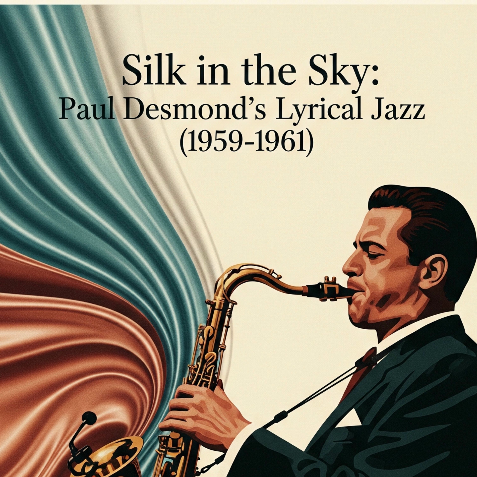 Album cover of Silk in the Sky: Paul Desmond's Lyrical Jazz (1959-1961)