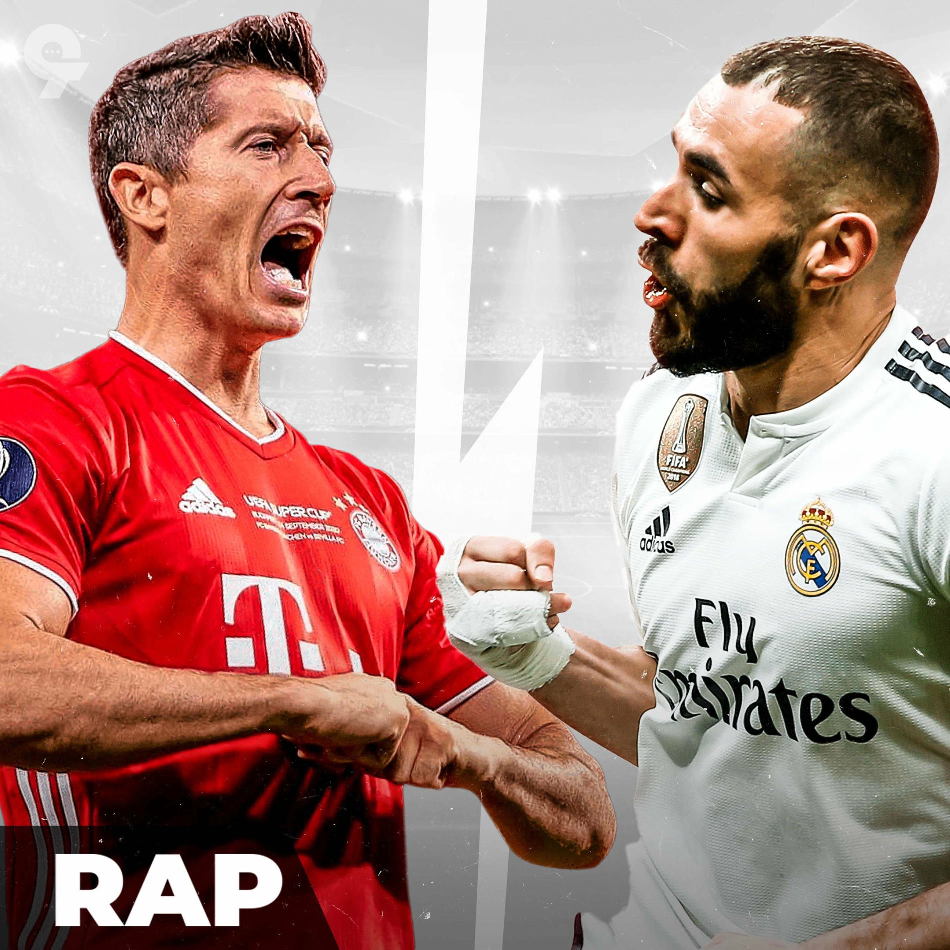 Album cover of Rap do Benzema vs Lewandowski : Artilharia (feat. FutRap)