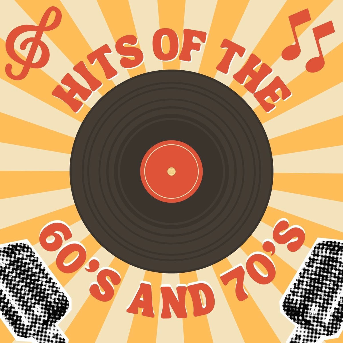 Album cover of Hits of the 60's and 70's