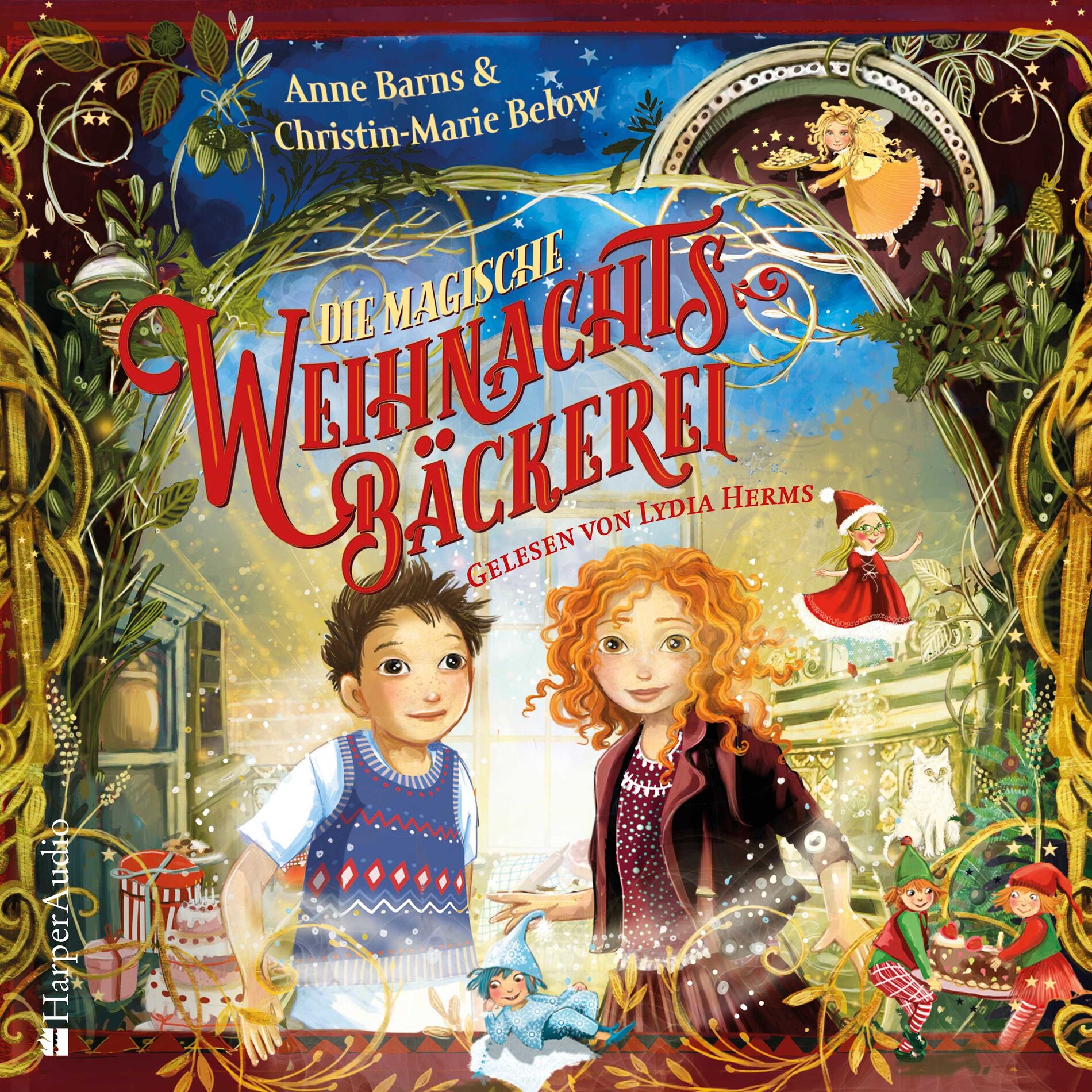 Album cover of Die magische Weihnachtsbäckerei (ungekürzt) (Kinderbuch für Jungen und Mädchen ab 6 mit einer stimmungsvollen Geschichte und 24 leckeren Rezepte