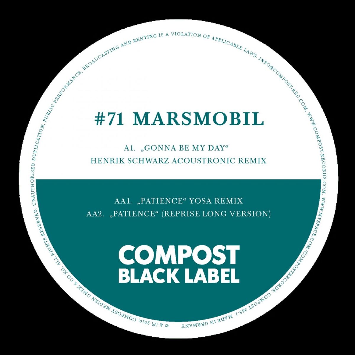 Album cover of Compost Black Label #71