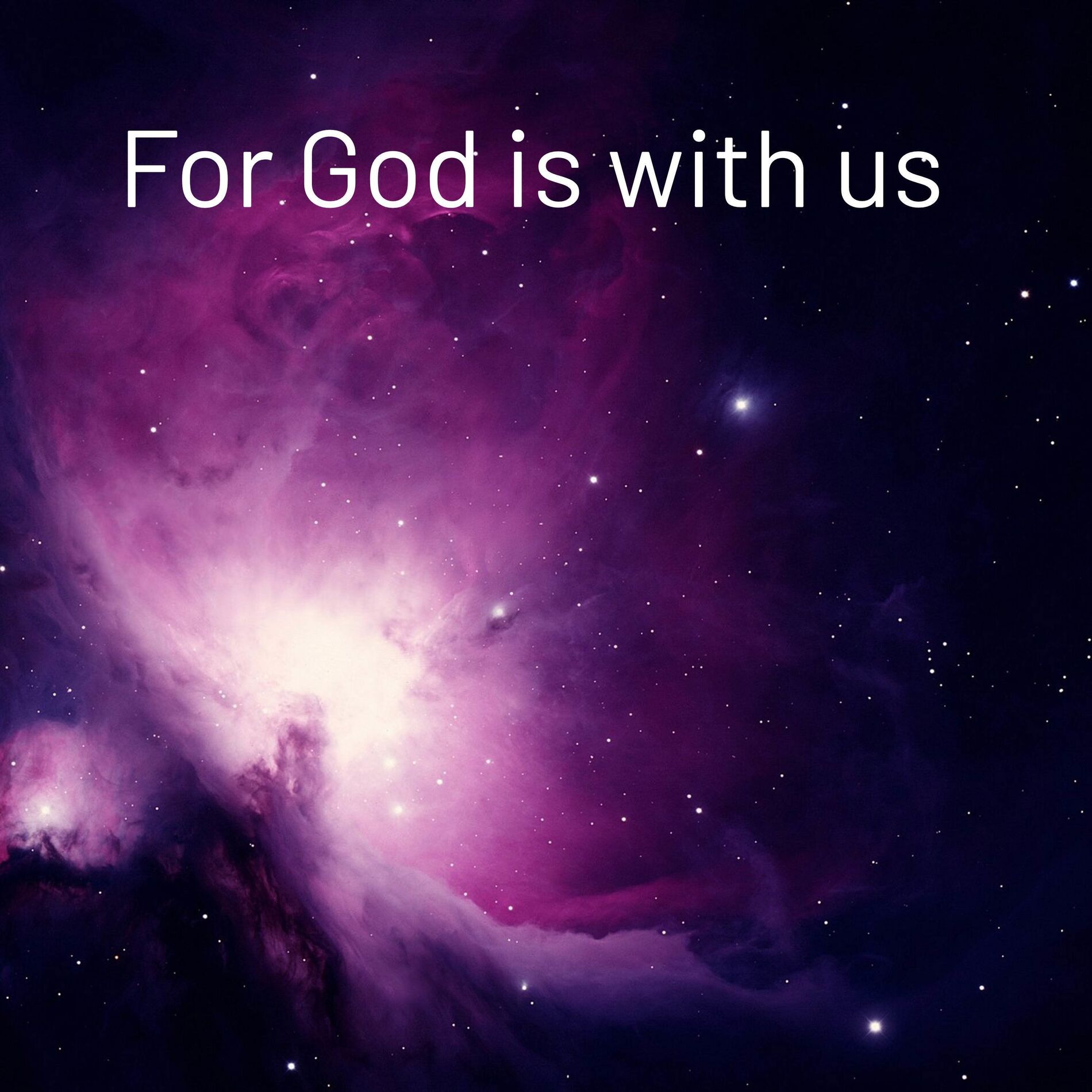 Album cover of For God is with us