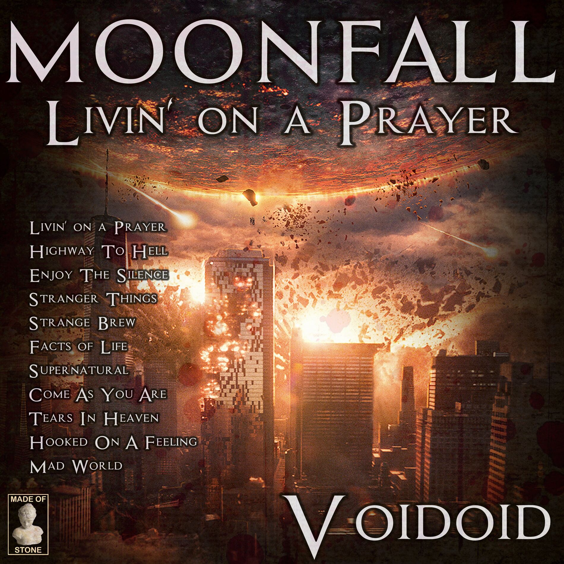 Album cover of Moonfall Livin' on a Prayer - Voidoid