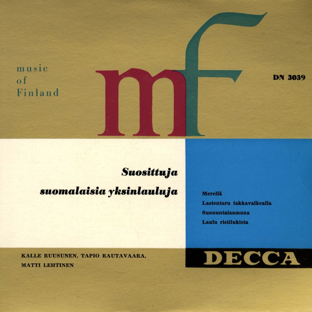 Picture of Music of Finland - Suosittuja suomalaisia yksinlauluja
