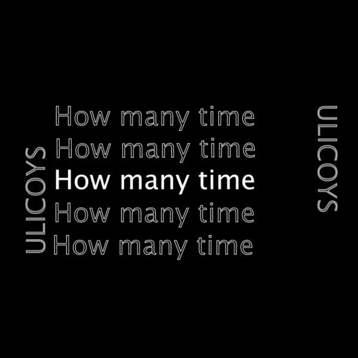 Album cover of How Many Time
