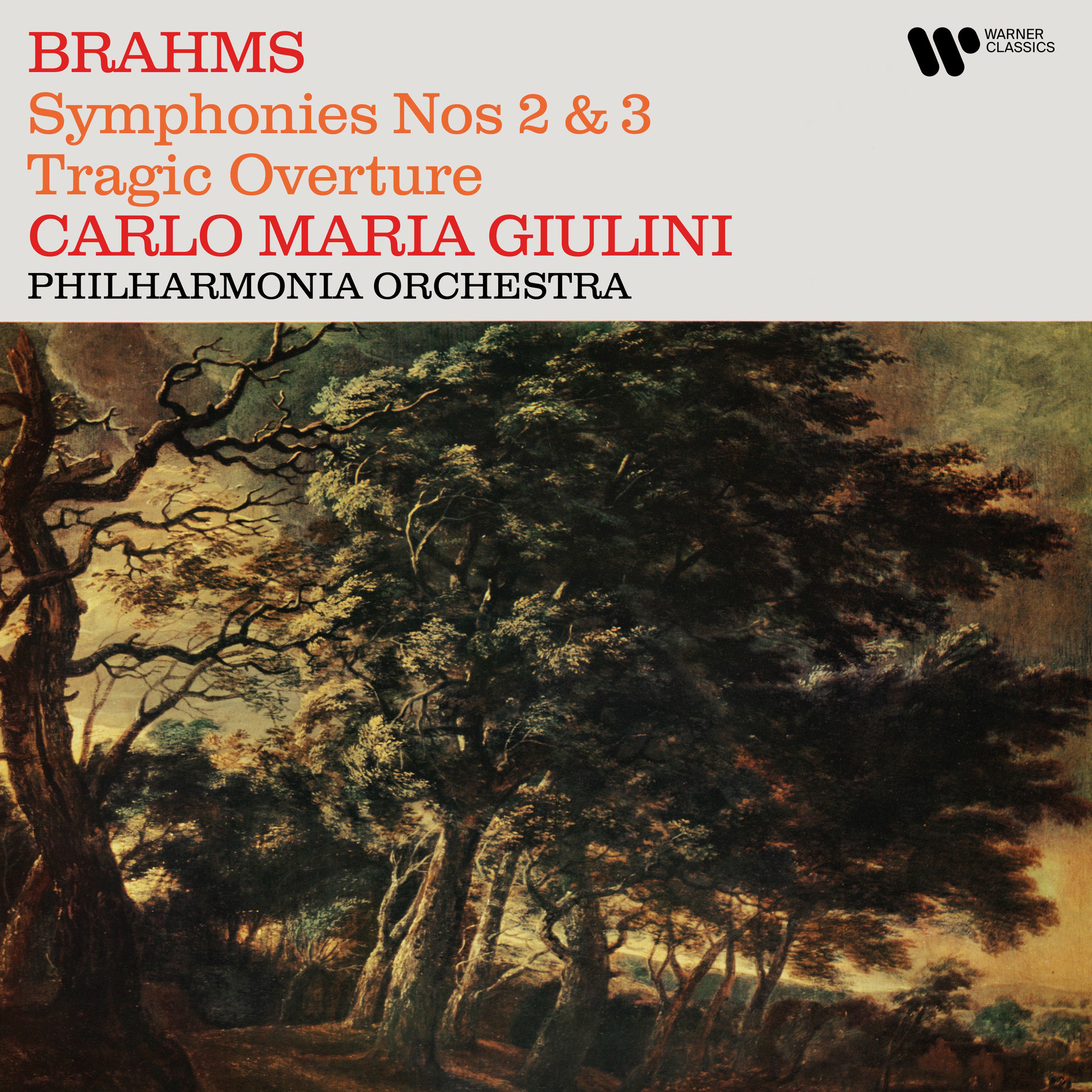 Album cover of Brahms: Symphonies Nos. 2 & 3, Tragic Overture