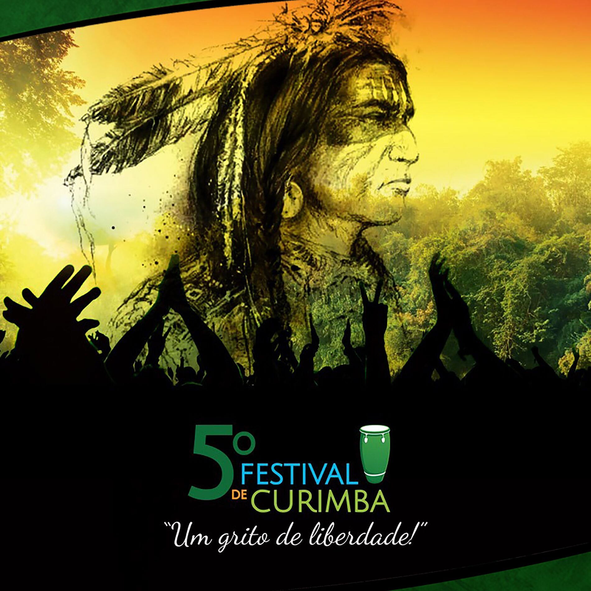 Album cover of Um Grito de Liberdade! 5º Festival de Curimba (Ao Vivo)